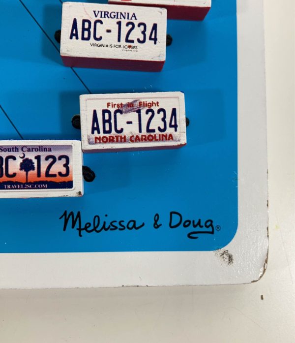 Melissa & Doug USA License Plate Game For Sale - Image 4