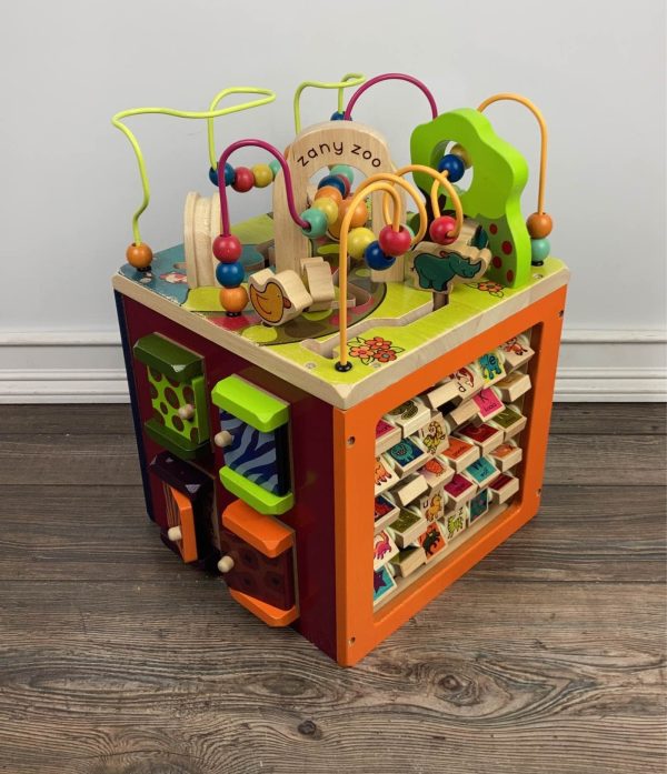 B. toys Zany Zoo Wooden Activity Cube Discount - Image 3