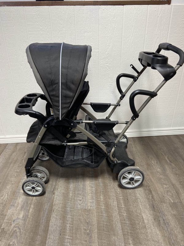 Graco RoomFor2 Stand And Ride Double Stroller, 2014 Hot on Sale - Image 4
