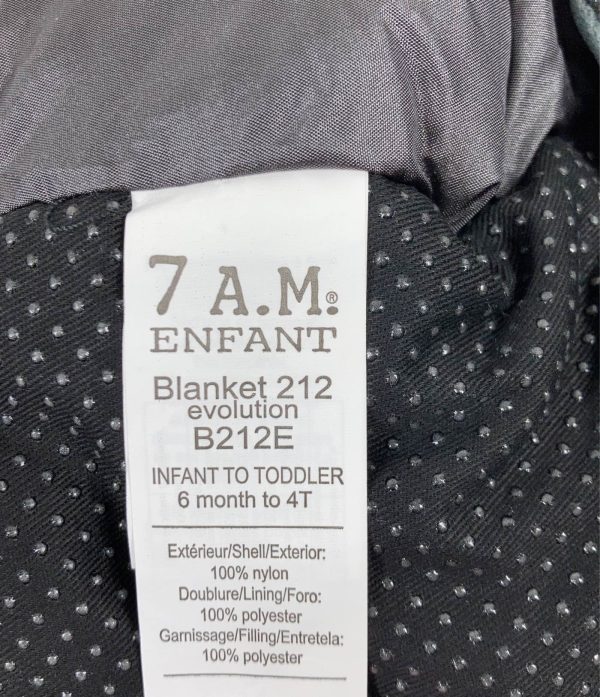 7 A.M. Enfant Blanket 212 Evolution, Metallic Charcoal Hot on Sale - Image 5