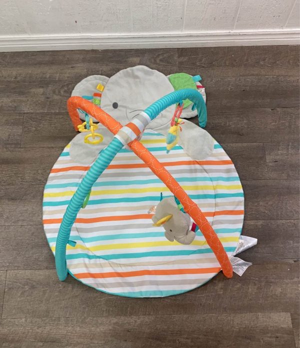 Bright Starts Hug-n-Cuddle Playmat, Elephant Green on Sale - Image 3