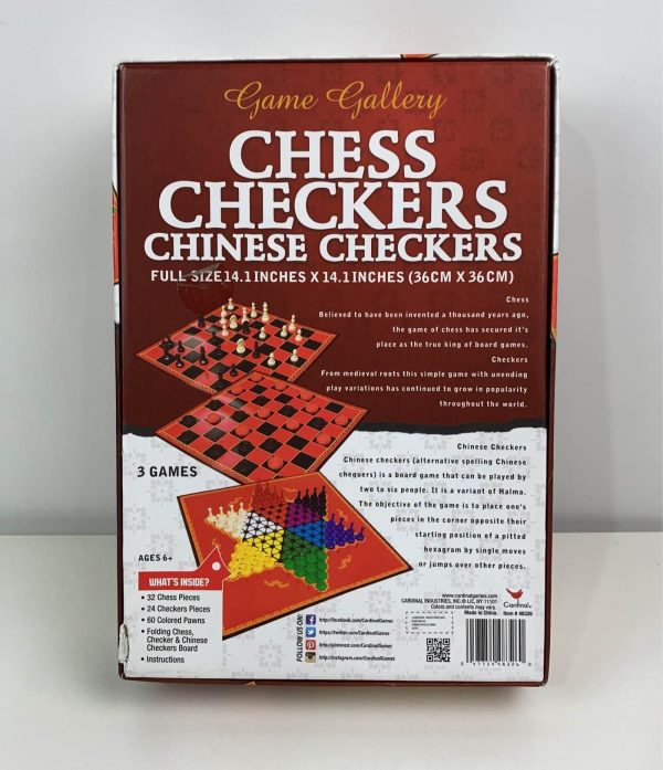 Cardinal Game Gallery Chess, Checkers and Chinese Checkers Online Hot Sale - Image 2