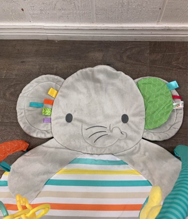Bright Starts Hug-n-Cuddle Playmat, Elephant Green on Sale - Image 4