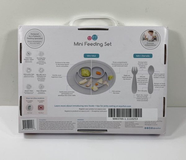 ezpz Mini Feeding Set, Gray Online Hot Sale - Image 2