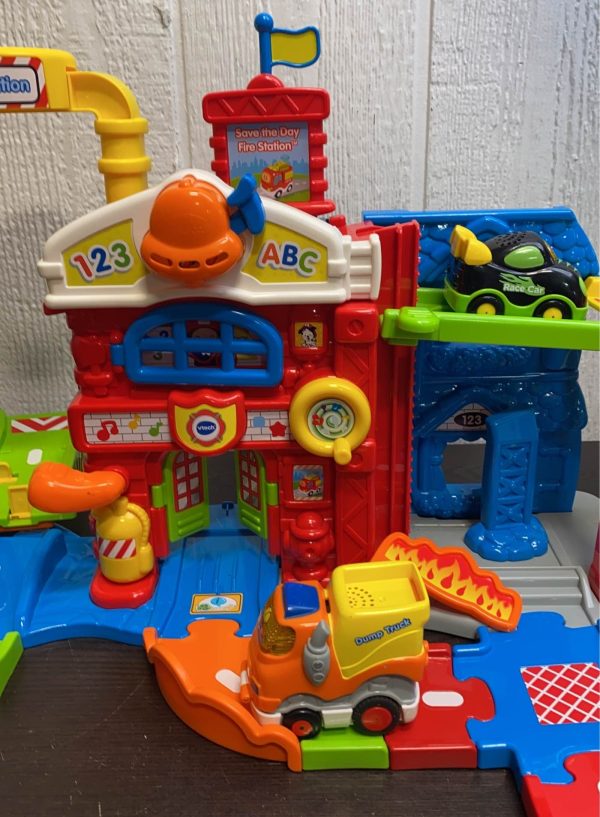 VTech Go Go! Go! Smart Wheels Save the Day Fire Station Hot on Sale - Image 3