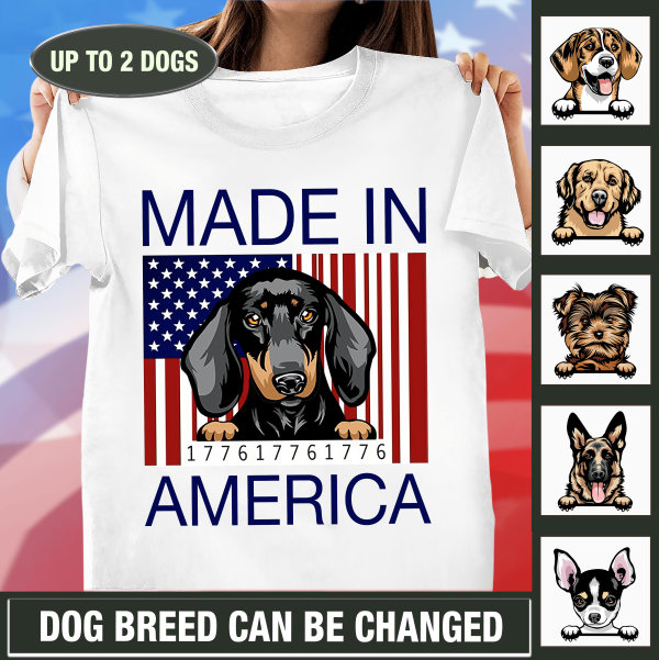Happy 4th July Dog Personalized Shirt, Personalized Gift for Dog Lovers, Dog Dad, Dog Mom - TS293PS05 Online now - Image 2
