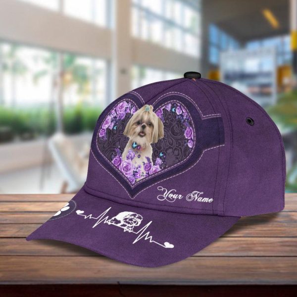 Personalized Shihtzu Classic Cap, Personalized Gift for Shihtzu Lovers - CP294PS06 on Sale - Image 5